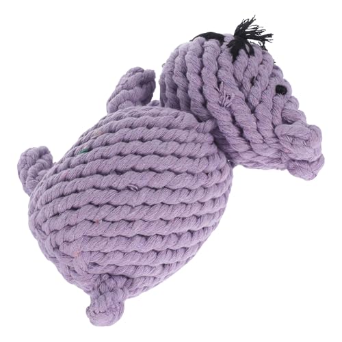 Yardwe Hundespielzeug aus Robustem Baumwollseil Hippo Form Sicheres Kauspielzeug für Welpen Molarfreundliches Beißspielzeug zur Zahnpflege Strapazierfähiges Tauziehspielzeug für Hunde Yardwe Hundespielzeug aus Robustem Baumwollseil Hippo Form Sicheres Kauspielzeug für Welpen Molarfreundliches Beißspielzeug zur Zahnpflege Strapazierfähiges Tauziehspielzeug für Hunde von Yardwe