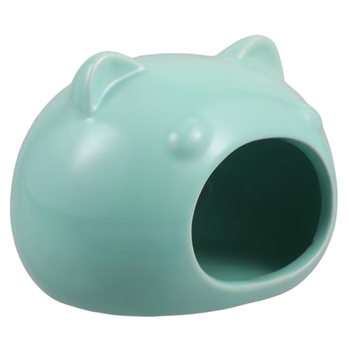 Yardwe Versteck Keramik Gemütliches Bett für Hamster Haustier Spielzeug Ratte Versteck Dekorativer Haustier Unterschlupf Yardwe Versteck Keramik Gemütliches Bett für Hamster Haustier Spielzeug Ratte Versteck Dekorativer Haustier Unterschlupf von Yardwe