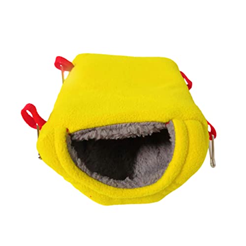 Yardwe Papagei Schlafnest Warmes Und Gemütliches Vogelnest Für Kleintiere Hängematte Mit Spielplatzfunktion Für Wellensittiche Und Nymphensittiche s Zufällige Farbe Yardwe Papagei Schlafnest Warmes Und Gemütliches Vogelnest Für Kleintiere Hängematte Mit Spielplatzfunktion Für Wellensittiche Und Nymphensittiche s Zufällige Farbe von Yardwe