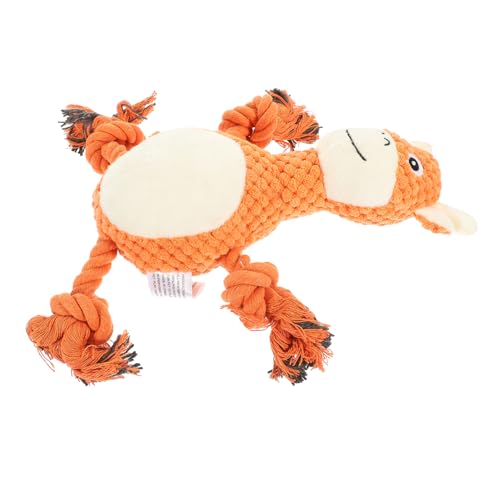 Yardwe Interaktives Giraffenform Quietschendes Kauspielzeug Für Kleine Sicheres Und Langlebiges Plüschspielzeug Und Zähne Reinigen Fördert Spaß von Yardwe