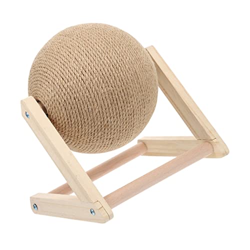 Yardwe Interaktives Katzenkratzspielzeug aus Sisal Klettern Kratzball für Katzen und Kätzchen zur Beschäftigung und Krallenpflege im Innenbereich Yardwe Interaktives Katzenkratzspielzeug aus Sisal Klettern Kratzball für Katzen und Kätzchen zur Beschäftigung und Krallenpflege im Innenbereich von Yardwe