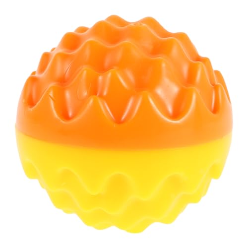 Yardwe Interaktives Kauspielzeug für Kleine Hunde Quietschender Zahnball für Welpen Molar zur Zahnpflege und Kautraining für Indoor und Outdoor Aktivitäten Orange Farbgebung Yardwe Interaktives Kauspielzeug für Kleine Hunde Quietschender Zahnball für Welpen Molar zur Zahnpflege und Kautraining für Indoor und Outdoor Aktivitäten Orange Farbgebung von Yardwe