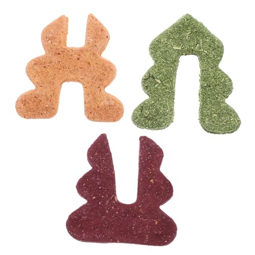 Yardwe Kaninchen für Kleintiere mit Kausnacks für Meerschweinchen Hamster und Chinchilla Belohnende Snacks für Spannende Spielzeiten und Gesunde Zähne von Yardwe