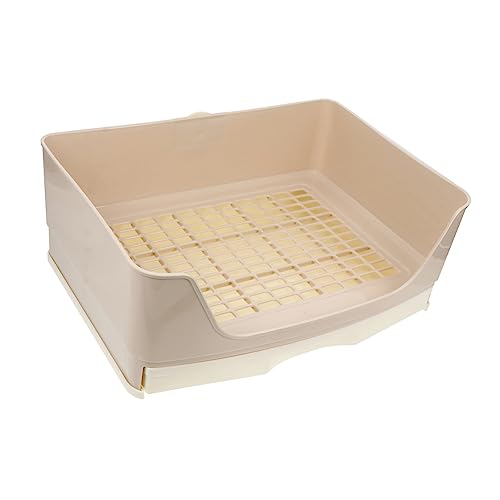 Yardwe Kaninchentoilette Haustier groß Ausbildung Mülleimer Hasen für meerschweinchen schubladen Kaninchen-Toilettenbecken kleines Schwein pinkel Toilette Häschen Toilette Plastik Beige Yardwe Kaninchentoilette Haustier groß Ausbildung Mülleimer Hasen für meerschweinchen schubladen Kaninchen-Toilettenbecken kleines Schwein pinkel Toilette Häschen Toilette Plastik Beige von Yardwe