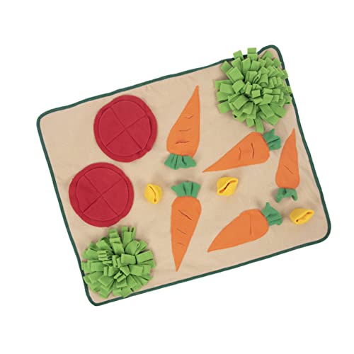 Yardwe Karotten-Schnüffelpads Diensthundepatch Anhänger Anhänger Haustier hundeschnüffelt Teppich Dog Training Pads dekorative Fressmatte verschleißfeste Futtermatte Polarfleece Yardwe Karotten-Schnüffelpads Diensthundepatch Anhänger Anhänger Haustier hundeschnüffelt Teppich Dog Training Pads dekorative Fressmatte verschleißfeste Futtermatte Polarfleece von Yardwe