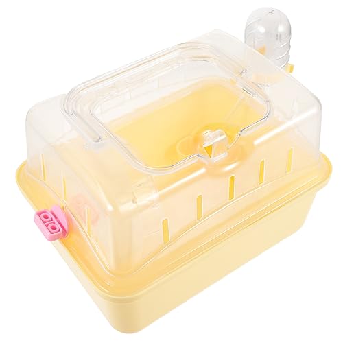 Yardwe Kompakter Hamstertragekäfig Mit Belüftung Tragbare Transportbox Für Kleine Haustiere Für Ausflüge Camping Und Reisen Aus Robustem Gefertigt von Yardwe