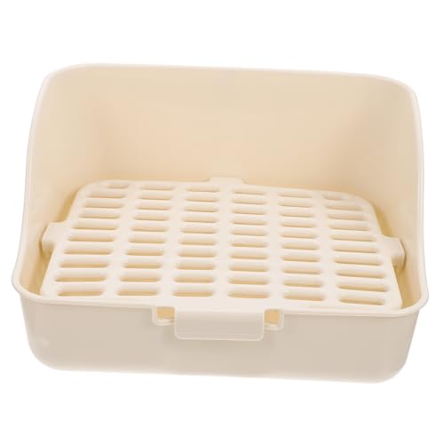Yardwe Toiletten Haustiertoilette Töpfchen Mesh Abnehmbares Gitter Für Chinchillas Meerschweinchen Weiß Yardwe Toiletten Haustiertoilette Töpfchen Mesh Abnehmbares Gitter Für Chinchillas Meerschweinchen Weiß von Yardwe
