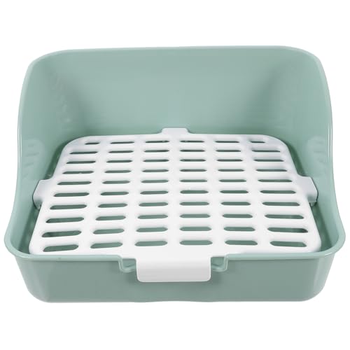 Yardwe Kasten Laufrad für Hamster Meerschweinchenkäfig Katzenklo Kaninchen Netz kaninchentoilette Hamstertoilette Hasenzubehör für Kaninchen Töpfchen für Meerschweinchen Abs Olive Green Yardwe Kasten Laufrad für Hamster Meerschweinchenkäfig Katzenklo Kaninchen Netz kaninchentoilette Hamstertoilette Hasenzubehör für Kaninchen Töpfchen für Meerschweinchen Abs Olive Green von Yardwe