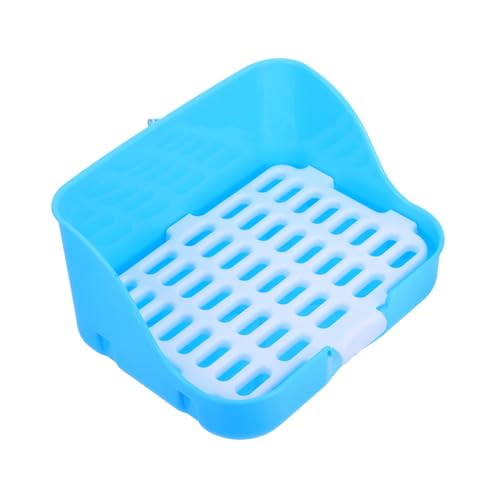 Yardwe Toilettenbox Für Kaninchenkäfige – Katzentoilette Für Das Training Aus Sicherem Abs-Material Nicht Spritzwassergeschützt Für Hamster Und Mäuse von Yardwe