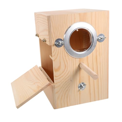 Yardwe Wellensittich Nistkästen Holz Vogel Papagei Zucht Box Vogel Nest Für Sittich Decor Yardwe Wellensittich Nistkästen Holz Vogel Papagei Zucht Box Vogel Nest Für Sittich Decor von Yardwe