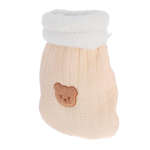 Yardwe Katze Schlafsack Katzen Tunnel Katzenbett Katzensofa Katzenbett Tragbarer Katzen Schlafsack Katzenbett warm Katzenbett süß Kleine Katzenbetten für Wohnungskatzen Dicker Cord von Yardwe
