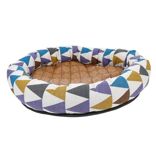 Yardwe Katzen Und Hundebett Für Haustiere Atmungsaktive Liegefläche Farbenfrohes Dreiecksdesign Universalgröße Für Katzen Waschbar Und Strapazierfähig Yardwe Katzen Und Hundebett Für Haustiere Atmungsaktive Liegefläche Farbenfrohes Dreiecksdesign Universalgröße Für Katzen Waschbar Und Strapazierfähig von Yardwe