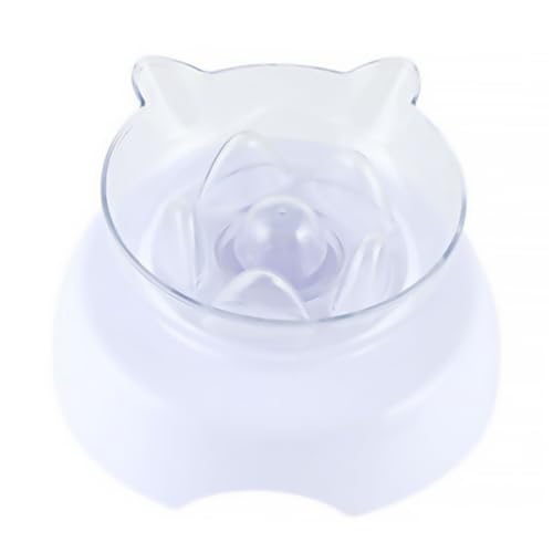 Yardwe Katzenfutterspender Neigung Wasserspender Aus Hochwertigem Material Trinknapf Für Haustiere Mit Abnehmbarem Design Futternapf Für Katzen Und Kleine Hunde rutschfeste Katzennapf von Yardwe