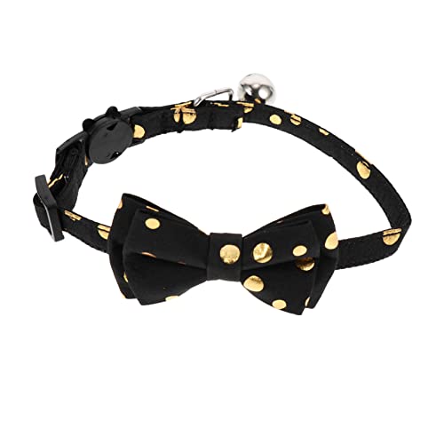 Yardwe Katzenhalsband Mit Schleife Abnehmbares Haustierhalsband Glockendesign Bequemes Katzenhalsband Leicht Und Tragbar Für Alltag von Yardwe
