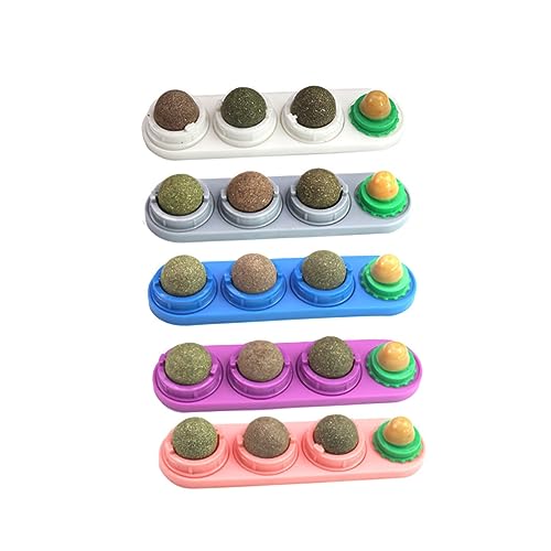 Yardwe Katzenminze Ball Snacks Katzenminze Wandbälle Für Katzen Plüsch Katzenspielzeug Mit Kätzchenspielzeug Katzenminze Für Katzen Haustier Katzenminze Bälle Teaser Nips von Yardwe