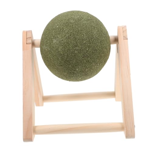 Yardwe Katzenspielzeug Mit Katzenminze Edible Catnip Ball Für Kitten Zahnpflege Und Entspannung Drehbare Spielzeugkugel Für Drinnen Sicher Und Lecker von Yardwe