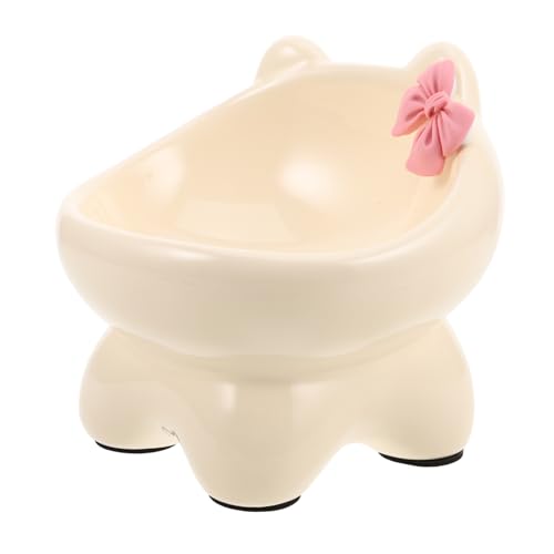 Yardwe Erhöhter Futternapf Für Katzen Und Kleine Hunde Ergonomisches Design Mit Schräger Öffnung rutschfeste Basis Beige Für Bequeme Fütterung Und Gesunde Verdauung Yardwe Erhöhter Futternapf Für Katzen Und Kleine Hunde Ergonomisches Design Mit Schräger Öffnung rutschfeste Basis Beige Für Bequeme Fütterung Und Gesunde Verdauung von Yardwe