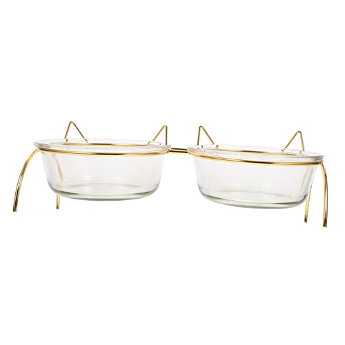 Yardwe Katzennapf-Set katzenfutter schüssel Katzenfutterschüssel Katzenfutterautomat Slow Feeder Hundenäpfe Wasserzufuhr Stand katzennäpfe Haustiernapf Fressnapf für Haustiere Glas Golden Yardwe Katzennapf-Set katzenfutter schüssel Katzenfutterschüssel Katzenfutterautomat Slow Feeder Hundenäpfe Wasserzufuhr Stand katzennäpfe Haustiernapf Fressnapf für Haustiere Glas Golden von Yardwe