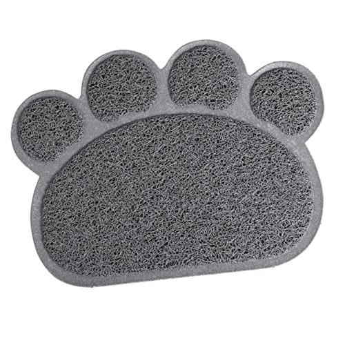 Yardwe Katzenstreumatte Nicht Für Haustiere Pfotenform Matte Für Katzennapf Platzset Für Katzenstreu 30 X 40 cm Grau Yardwe Katzenstreumatte Nicht Für Haustiere Pfotenform Matte Für Katzennapf Platzset Für Katzenstreu 30 X 40 cm Grau von Yardwe