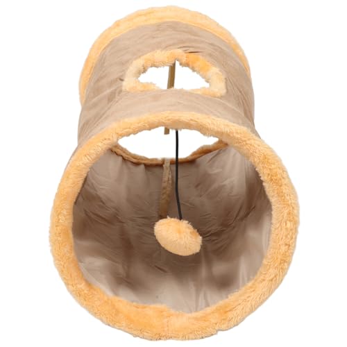 Yardwe Faltbares Katzentunnel-Set Aus Wildleder Großes Katzenbett Tunnelspielzeug Mit Gucklöchern Interaktiv Für Frettchen Haustiere Yardwe Faltbares Katzentunnel-Set Aus Wildleder Großes Katzenbett Tunnelspielzeug Mit Gucklöchern Interaktiv Für Frettchen Haustiere von Yardwe
