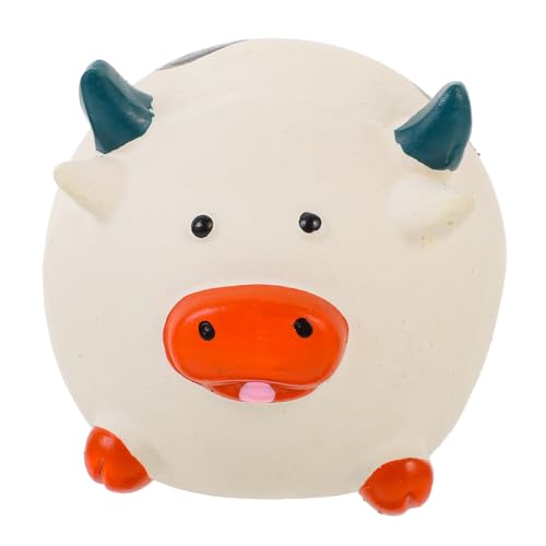 Yardwe Kauspielzeug Cow Form für Interaktive Spiele für Kleine Mittlere und Große zur Zahnpflege Aktivität Yardwe Kauspielzeug Cow Form für Interaktive Spiele für Kleine Mittlere und Große zur Zahnpflege Aktivität von Yardwe