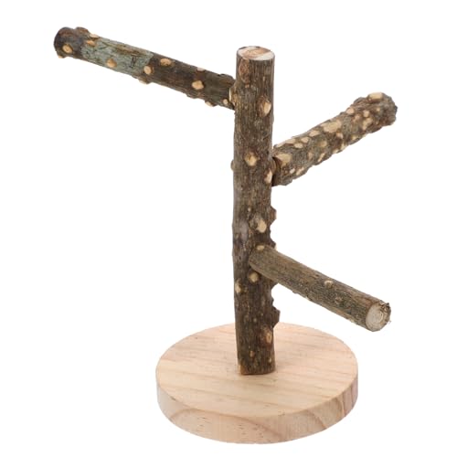 Yardwe Papagei Stehen Barsch Holz Vogel Barsch Stehen 3 Sticks Für Käfig Zubehör Yardwe Papagei Stehen Barsch Holz Vogel Barsch Stehen 3 Sticks Für Käfig Zubehör von Yardwe