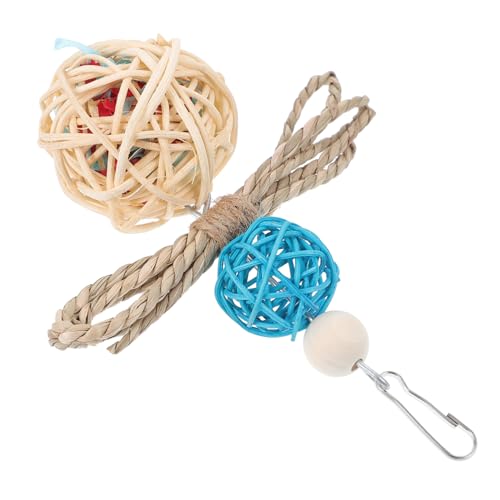 Yardwe Rattan Kau-Spielzeug Für Vögel Natürliches Kauspielzeug Für Papageien Wellensittiche Und Andere Kleintiere Langlebig Und Sicher Für Stundenlangen Spielspaß Yardwe Rattan Kau-Spielzeug Für Vögel Natürliches Kauspielzeug Für Papageien Wellensittiche Und Andere Kleintiere Langlebig Und Sicher Für Stundenlangen Spielspaß von Yardwe