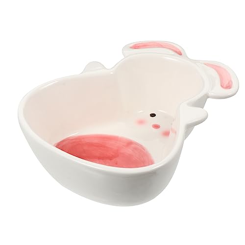 Yardwe Keramischer Futternapf Für Kleintiere Rosa Kaninchen-Design Langlebig Für Hamster Katzen Und Hunde Für Trockenfutter Leckerlis Oder Wasser Spielerische Essenszeit Yardwe Keramischer Futternapf Für Kleintiere Rosa Kaninchen-Design Langlebig Für Hamster Katzen Und Hunde Für Trockenfutter Leckerlis Oder Wasser Spielerische Essenszeit von Yardwe