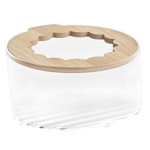 Yardwe Kleintier Badezimmer Transparente Hamster Badewanne Toiletten Und Sandbad-Box Für Meerschweinchen rutschfeste Unterseite Hygienisch Und Stylisch Für Kleine Haustiere von Yardwe