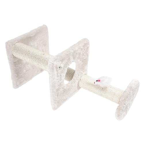 Yardwe Klettergerüst für Katzen Katzenkratzbett Kratzbäume aus Sisal Beiträge Tülle katzenkratzmatte kratzmatte für Katzen dekorativer Katzenkratzer Kratzbaum für Katze Papierrohr Beige Yardwe Klettergerüst für Katzen Katzenkratzbett Kratzbäume aus Sisal Beiträge Tülle katzenkratzmatte kratzmatte für Katzen dekorativer Katzenkratzer Kratzbaum für Katze Papierrohr Beige von Yardwe