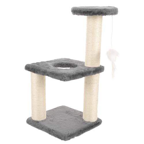Yardwe Klettergerüst für Katzen Kletterbaum für Katzen Katzenmöbel Leiter für Katzen Katzenpost Katzenstreu katzenkratzbaum katzenturm Bodenkratzstange Kätzchen Versorgung MDF Light Grey Yardwe Klettergerüst für Katzen Kletterbaum für Katzen Katzenmöbel Leiter für Katzen Katzenpost Katzenstreu katzenkratzbaum katzenturm Bodenkratzstange Kätzchen Versorgung MDF Light Grey von Yardwe