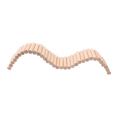 Yardwe Kletterbrücke Für Kleintiere Flexible Holzleiter Für Hamster Meerschweinchen Und Andere Nager Spielzeug Für Bewegung Und Spaß Im Käfig von Yardwe