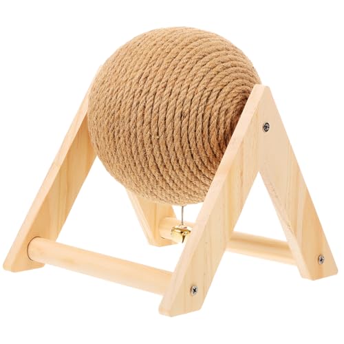 Yardwe Krallenspielzeug Für Haustiere Katzenspielzeug Mit Selbstrollendem Ball Hundespielzeug Kratzer Automatisches Katzenspielzeug Ballspielzeug Für Katzen Katze Kauspielzeug Wurf Sisal von Yardwe