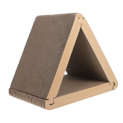 Yardwe Kratzbaum Für Katzen Katzenhaus Aus Pappe Katzenkratzer An Der Wand Katzenhaus Dreieck Katzenhaus Karton Katzenkratzhaus Katzenhaus Mit Kratzbrett Katzenwand Katze Kratzt Papier von Yardwe