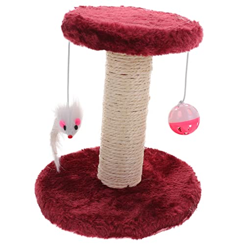 Yardwe Kratzbaum Für Katzen Mit Sisal Kratzsäule Und Katzennagelfeile Stabiler Standfuß Für Indoor Katzen Zum Klettern Und Entspannen Aus Hochwertigen Materialien von Yardwe