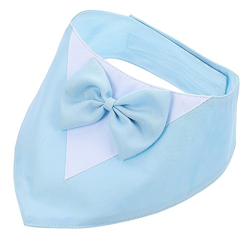 Yardwe Kreatives Hundehalsband Mit Schleife Und Bandana Anzug Design Für Welpen Und Kleine Festliches Hundehalstuch Für Partys Und Besondere Anlässe von Yardwe