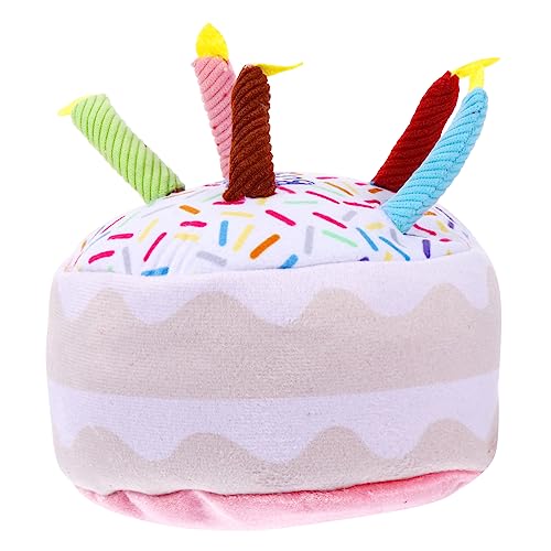 Yardwe Plüsch Hundekuchen Spielzeug Für Geburtstagsfeiern Hochwertiges Langlebiges Kauspielzeug Aus Sicherem Material Für Kleine Und Mittelgroße Hunde Dekorativ Und Funktional Yardwe Plüsch Hundekuchen Spielzeug Für Geburtstagsfeiern Hochwertiges Langlebiges Kauspielzeug Aus Sicherem Material Für Kleine Und Mittelgroße Hunde Dekorativ Und Funktional von Yardwe