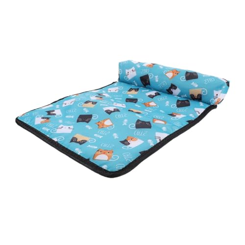Yardwe Kühlmatte für Haustiere Selbstkühlende Hundematte und Katzenmatte für Tragbar für Reisen Kühlkissen für Katzen zu Reinigen und rutschfest von Yardwe