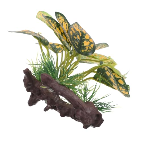 Yardwe Künstliche Aquarienpflanzen Deko Flexibles Wassergras für Aquarium Pflegeleicht Ansprechende Umgebung für Fische für Aquarientyp Langlebige Dekoration Lichtbedarf von Yardwe