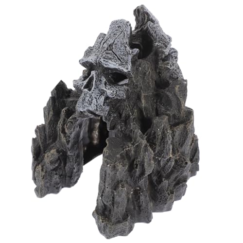 Yardwe Künstliche Höhlenstatue aus Harz für Aquarien und Terrarien Dekoration Dekoration für Reptilenaquarien Sichere und Höhlenfigur für Haustiere Yardwe Künstliche Höhlenstatue aus Harz für Aquarien und Terrarien Dekoration Dekoration für Reptilenaquarien Sichere und Höhlenfigur für Haustiere von Yardwe