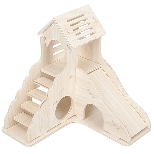 Yardwe Schlafhaus Aus Holz Hamsternest Spielzeug Beißspaß Versteck für Kleintiere Yardwe Schlafhaus Aus Holz Hamsternest Spielzeug Beißspaß Versteck für Kleintiere von Yardwe