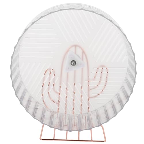 Yardwe Dekoratives Rattenrad Für Hamsterkäfig Leises Rad Kompaktes Design Hamsterzubehör Für Freudige Bewegung Und Unterhaltung Zufällige Farbe von Yardwe