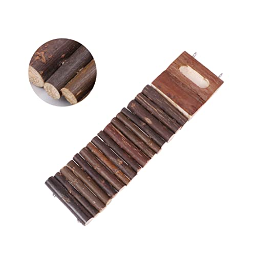 Yardwe Hamster Kletterleiter Aus Holz Flexibles Spielzeug Für Kleintiere Klettern Und Spielen Sichere Und Natürliche Beschäftigung Für Hamster Meerschweinchen Und Vögel von Yardwe