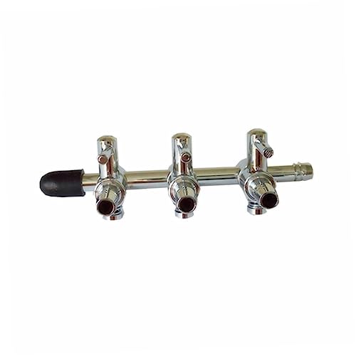 Yardwe Edelstahl 3-Aquarium Luftpumpe Ventil Fisch Tank Ventile für System 4mm Air Splitter Control Yardwe Edelstahl 3-Aquarium Luftpumpe Ventil Fisch Tank Ventile für System 4mm Air Splitter Control von Yardwe