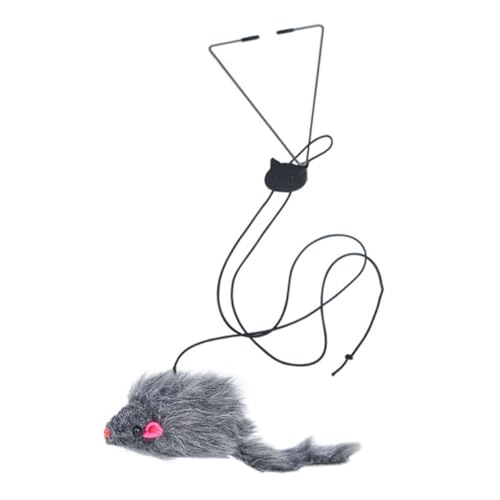 Yardwe Lustiges Katzenspielzeug Plüsch Futterspender Katzen-Teaser-mäuse Interaktives Katzenspielzeug Katze Für Wohnungskatzen Lustige Katzenminze Kätzchen Übungsstock Baumwollseil Grey Yardwe Lustiges Katzenspielzeug Plüsch Futterspender Katzen-Teaser-mäuse Interaktives Katzenspielzeug Katze Für Wohnungskatzen Lustige Katzenminze Kätzchen Übungsstock Baumwollseil Grey von Yardwe