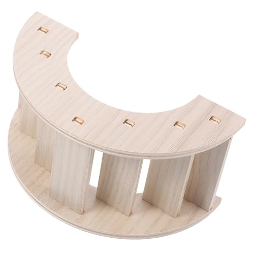 Yardwe Tier Klettern Brücke Holz Leiter Für Hamster Chinchilla Spielzeug Ratten Leiter von Yardwe