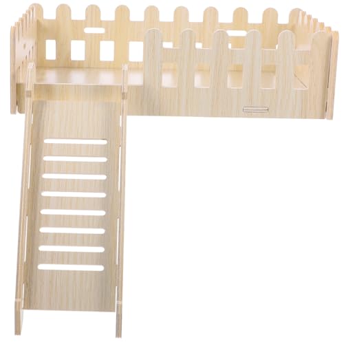 Yardwe Plattformspielzeug Aus Massivholz Für Hamster Meerschweinchen Käfigdekor Für Haustiere Mit Leiter Beißen Sicherer Spielständer Yardwe Plattformspielzeug Aus Massivholz Für Hamster Meerschweinchen Käfigdekor Für Haustiere Mit Leiter Beißen Sicherer Spielständer von Yardwe