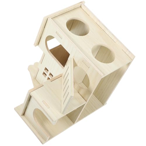 Yardwe Hamsterhäuser Aus Holz Für Meerschweinchen Ratten Und Kleine Kaninchen Als Versteck Schlafplatz Und Spielzeug Robust Und Sicher Yardwe Hamsterhäuser Aus Holz Für Meerschweinchen Ratten Und Kleine Kaninchen Als Versteck Schlafplatz Und Spielzeug Robust Und Sicher von Yardwe
