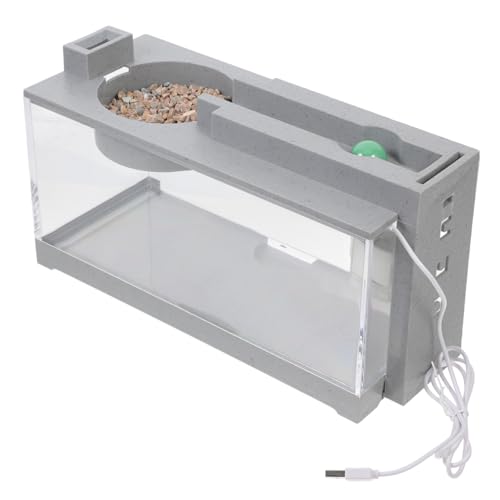 Yardwe Mini-Aquarium Aquarium für Büro Heimdekoration Desktop-Aquarium von Yardwe