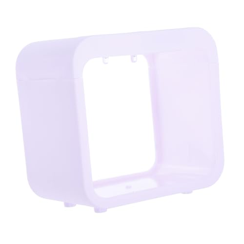 Yardwe Mini Betta Tank mit LED Beleuchtung Kompakter Desktop Aquarium für Zierfische Schildkröten Garnelen und Transparentes Fischbecken für Kleine Räume von Yardwe